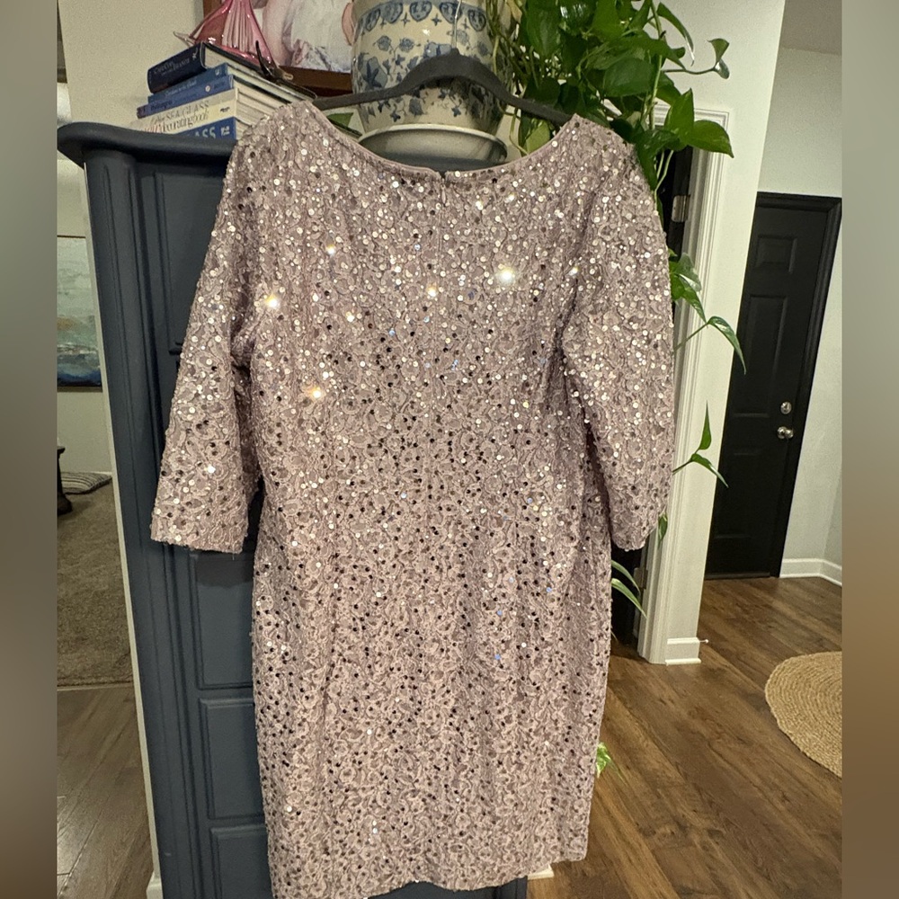 Alex Evenings Sequin Dress - Picture 2 of 8
